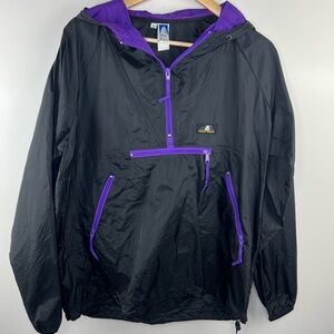 VTG SIERRA DESIGNS Quarter Zip Windbreaker Rain Jacket